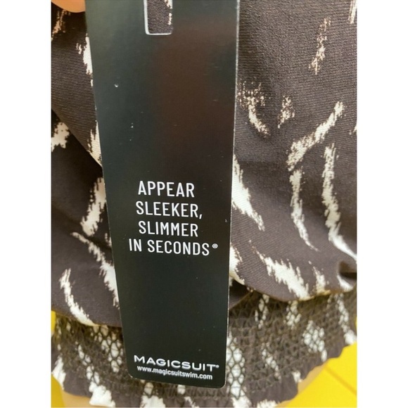 Miraclesuit Brown and White Bikini Swim - Picture 6 of 7